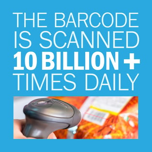 The barcode is scanned 10 billion + times daily